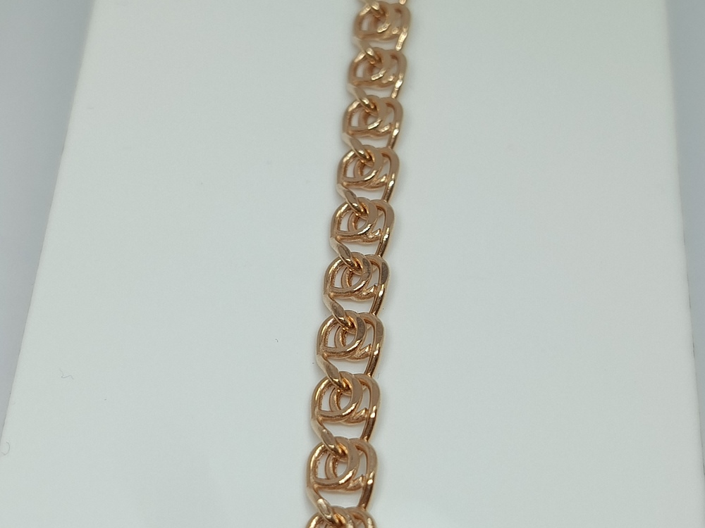 БРАСЛЕТ ПУСТОТЕЛЫЙ Лав (Au 585)