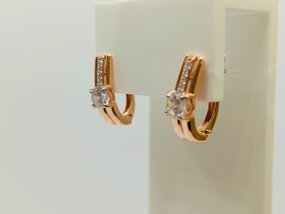 СЕРЬГИ С КАМНЯМИ (Au 585)