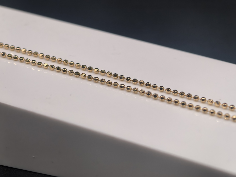 ЦЛПА585 ЦЕПЬ ПОЛНОВЕСНАЯ Перлина (Au 585)