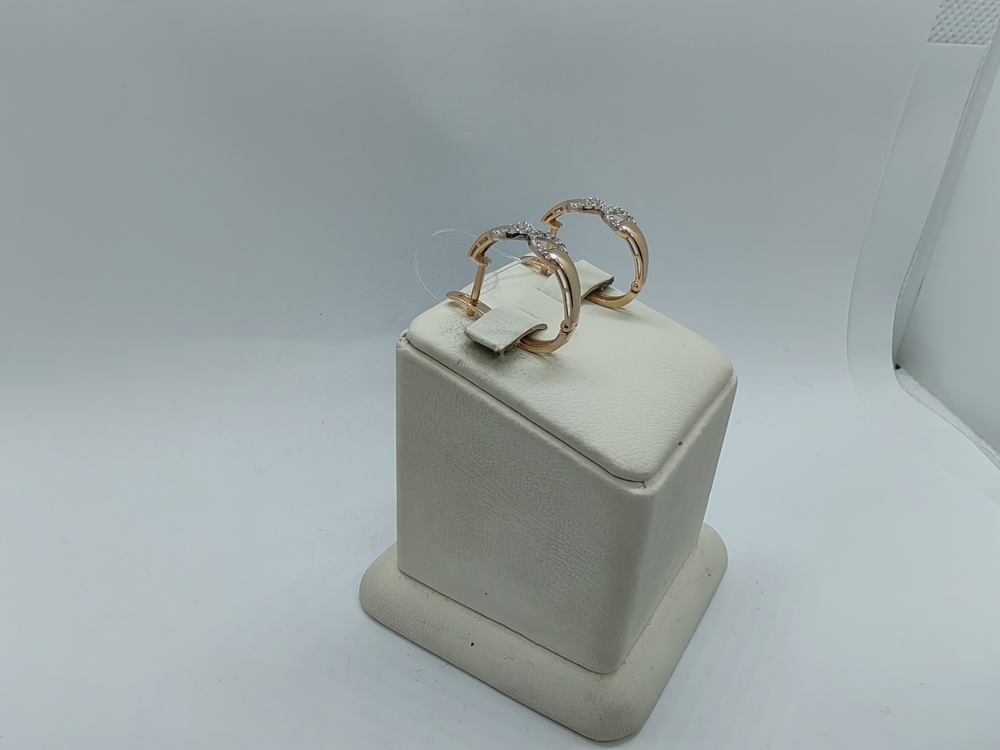 023872-1102 СЕРЬГИ С КАМНЯМИ (Au 585)