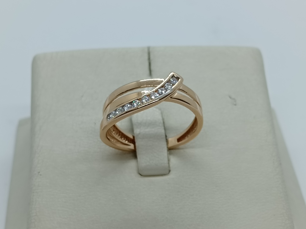 КОЛКМИ585 КОЛЬЦО С КАМНЯМИ (Au 585)