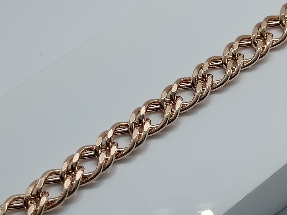 НБ 12-076ПГ БРАСЛЕТ ПУСТОТЕЛЫЙ (Au 585)