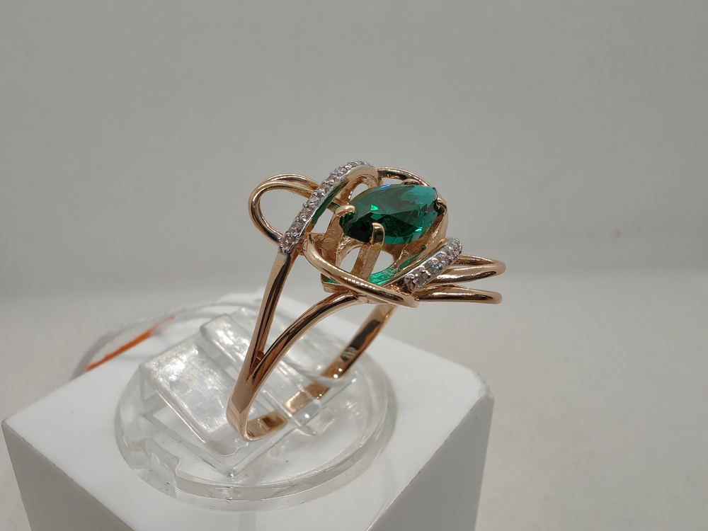 КОЛКМИ585 КОЛЬЦО С КАМНЯМИ (Au 585)