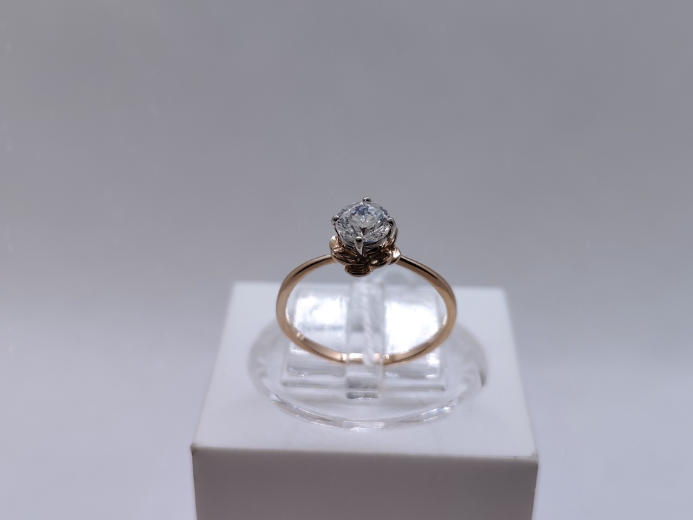 КОЛКМ585 КОЛЬЦО С КАМНЕМ (Au 585)