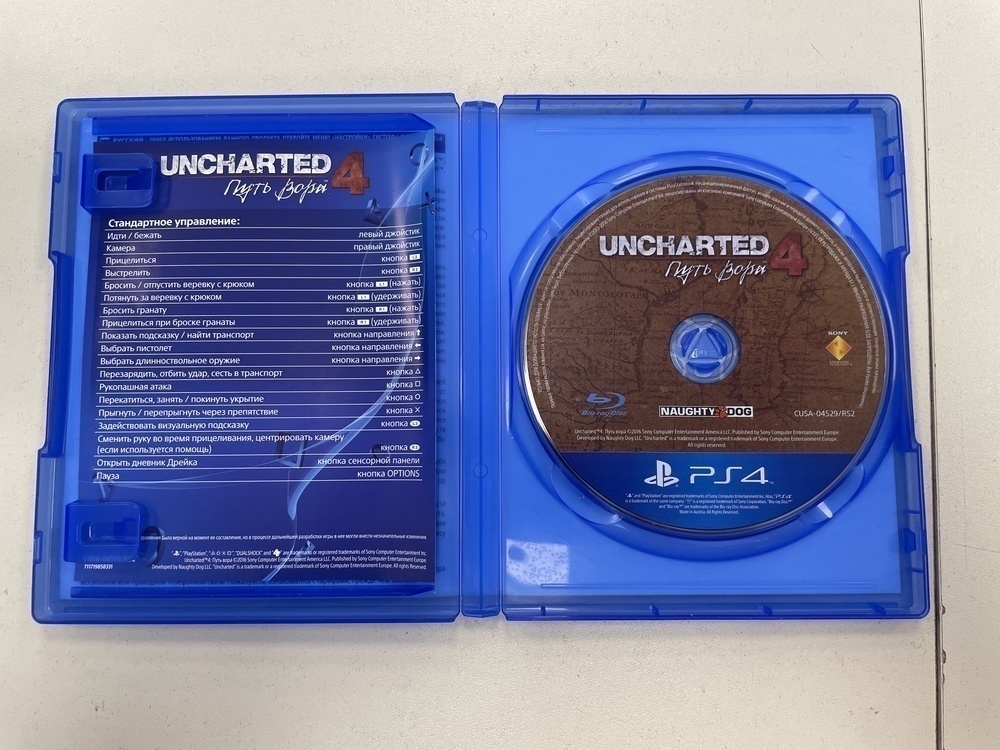 Игра Playstation 4 Uncharted: Путь вора