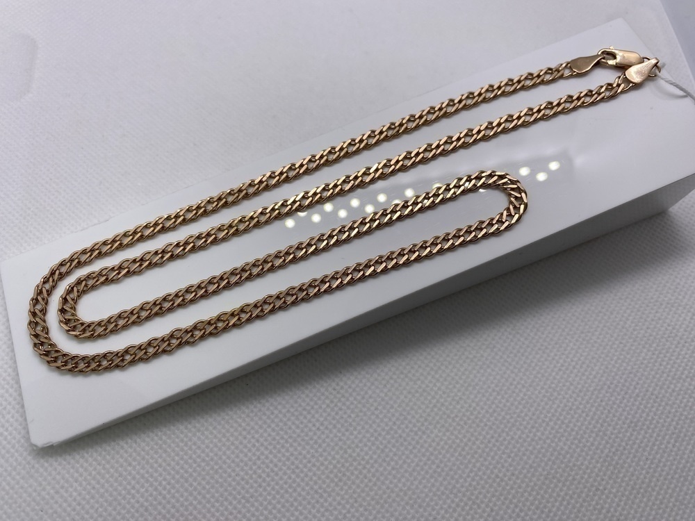 ЦПР2585 ЦЕПЬ ПУСТОТЕЛАЯ Ромб двойной (Au 585)