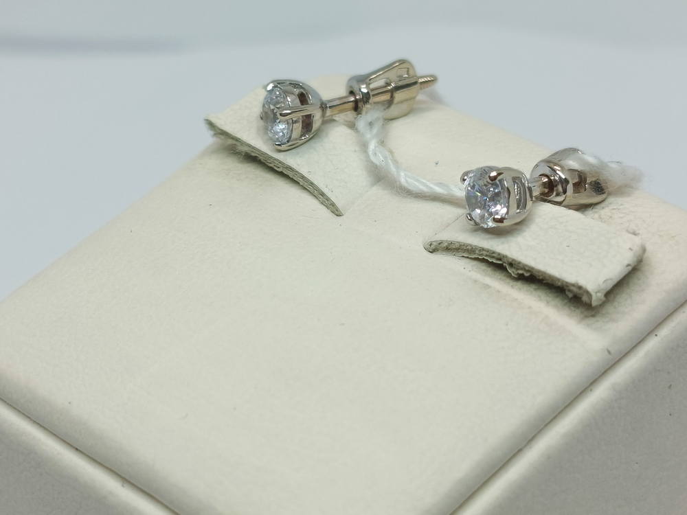 СПУС585 СЕРЬГИ ПУСЕТЫ (Au 585)