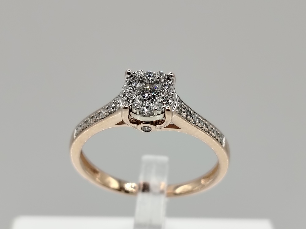 КОЛЬЦО БРИЛЛИАНТ Au 585