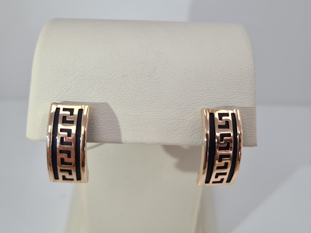 02294К СЕРЬГИ КАУЧУК (Au 585)