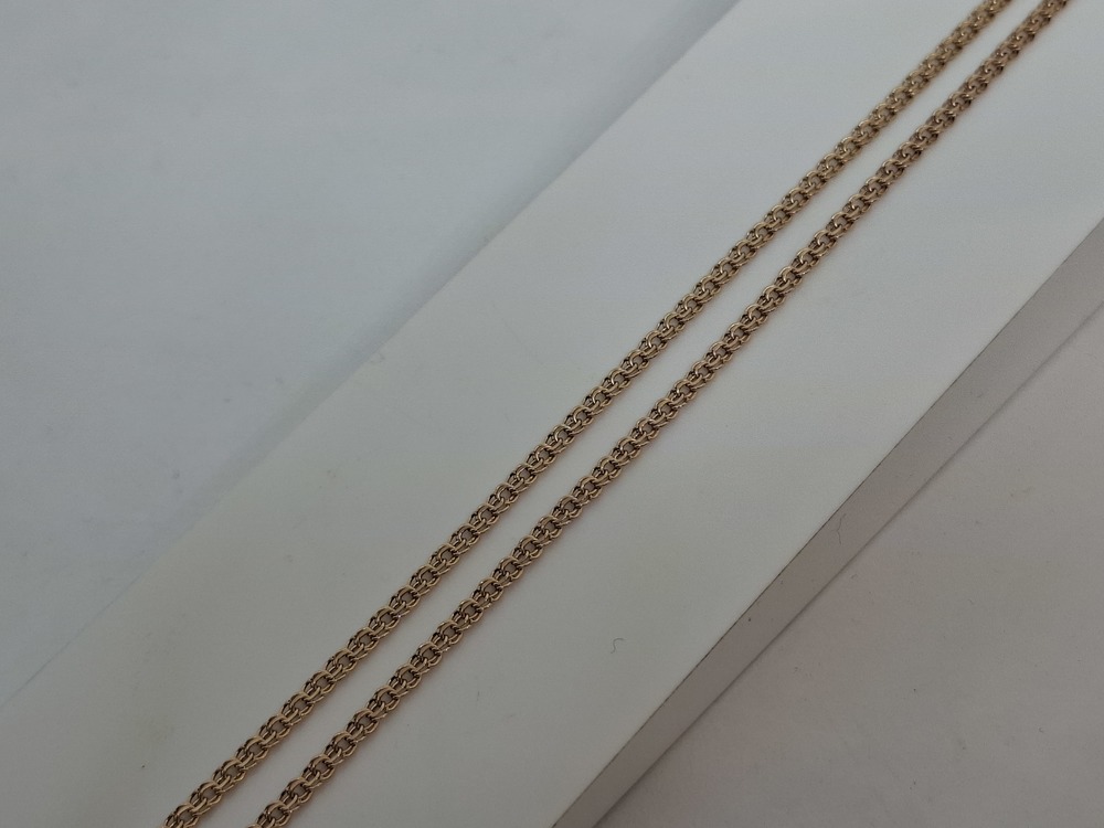 ЦЕПЬ ПУСТОТЕЛАЯ Бисмарк (Au 585)