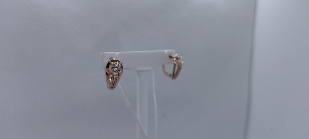 СЕРЬГИ С КАМНЯМИ (Au 585)