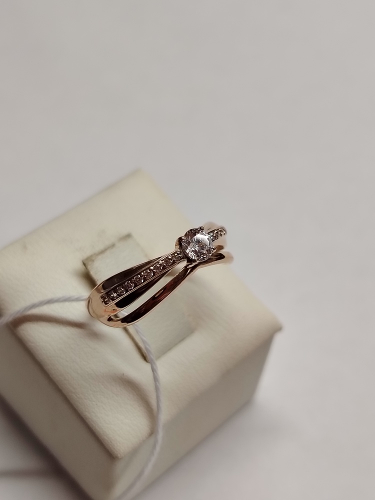 КОЛКМИ585 КОЛЬЦО С КАМНЯМИ (Au 585)