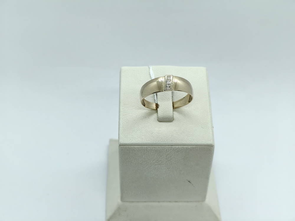 КОЛКМИ585 КОЛЬЦО С КАМНЯМИ (Au 585)