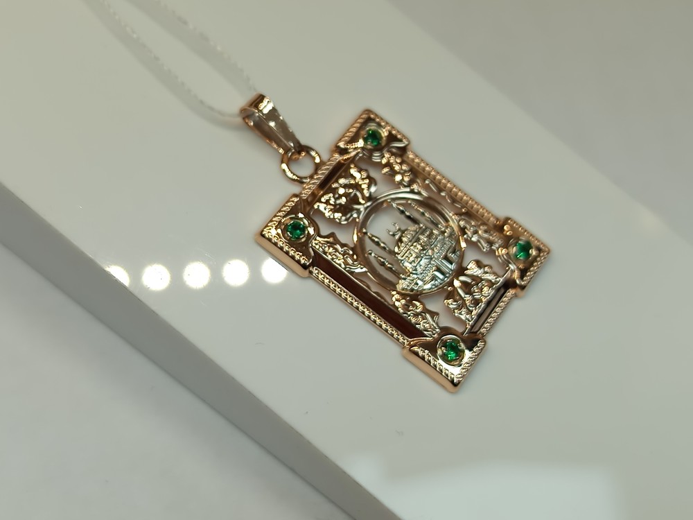 КЗ.27/Мечеть/з585 ПОДВЕСКА МЕЧЕТЬ (Au 585)