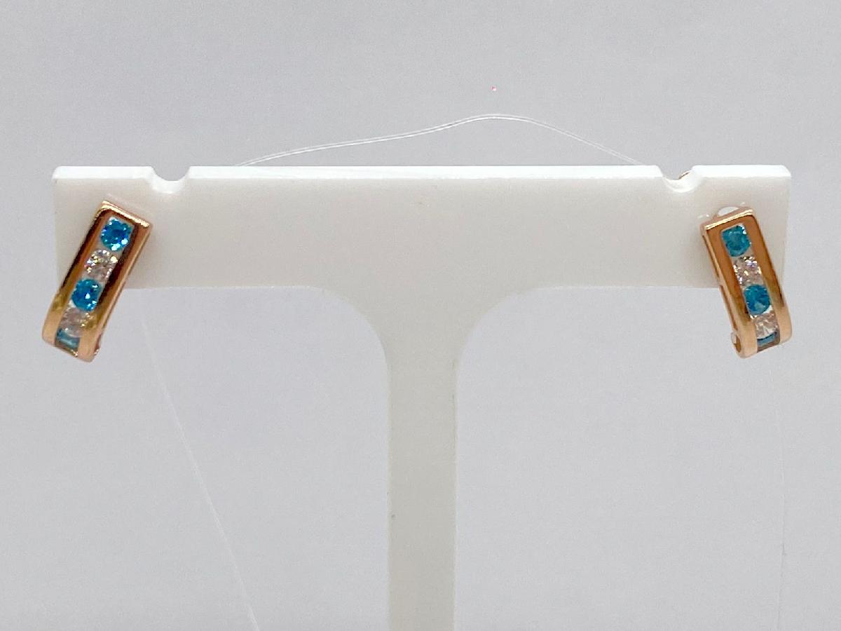 СЕРЬГИ С КАМНЯМИ (Au 585)