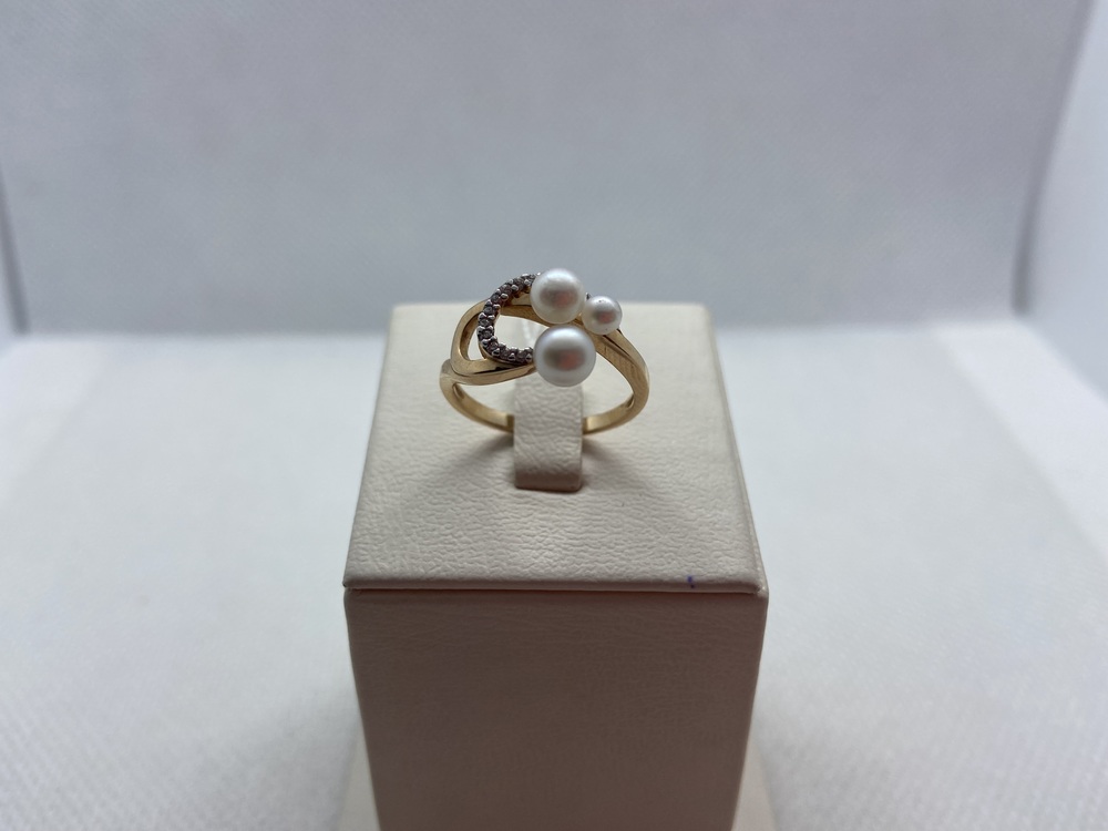 КОЛКМИ585 КОЛЬЦО С КАМНЯМИ (Au 585)