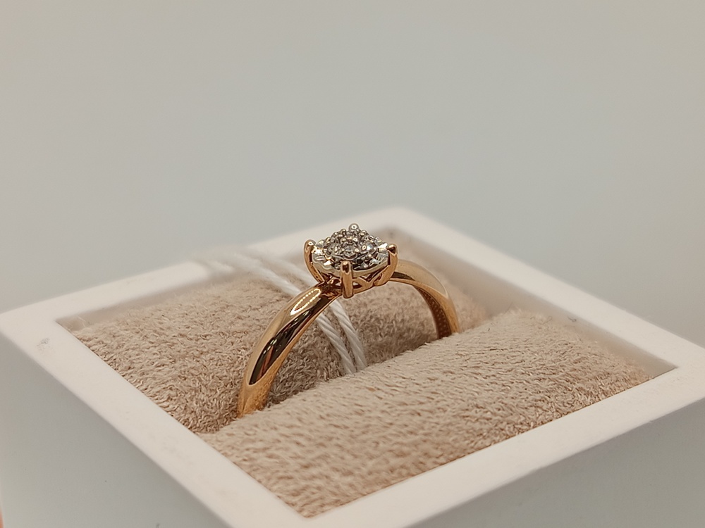 КОЛЬЦО БРИЛЛИАНТ Au 585