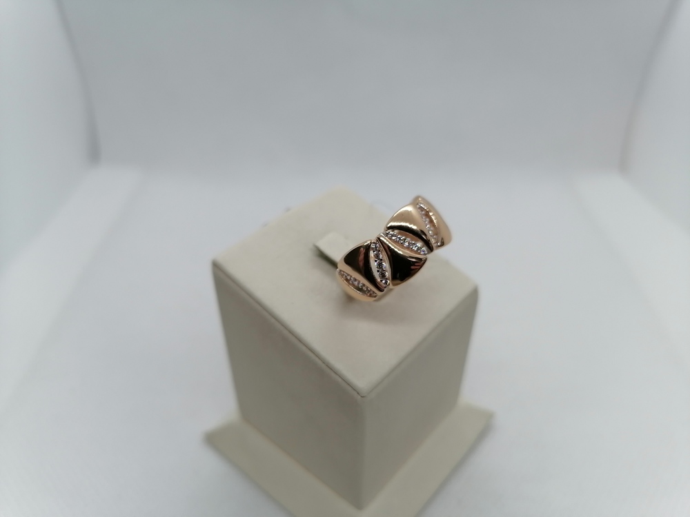 КОЛЬЦО С КАМНЯМИ (Au 585)