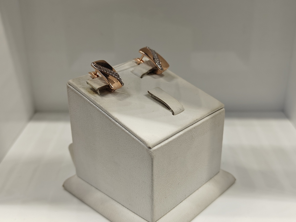 СЕРЬГИ С КАМНЯМИ (Au 585)