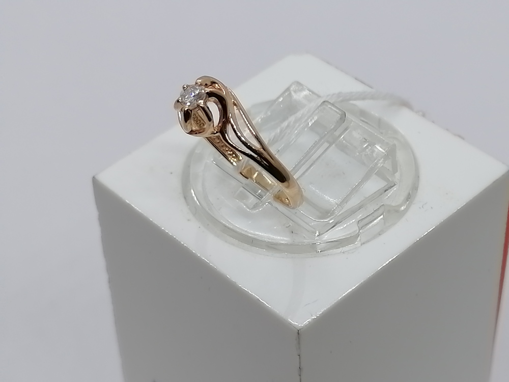 КОЛЬЦО БРИЛЛИАНТ Au 585