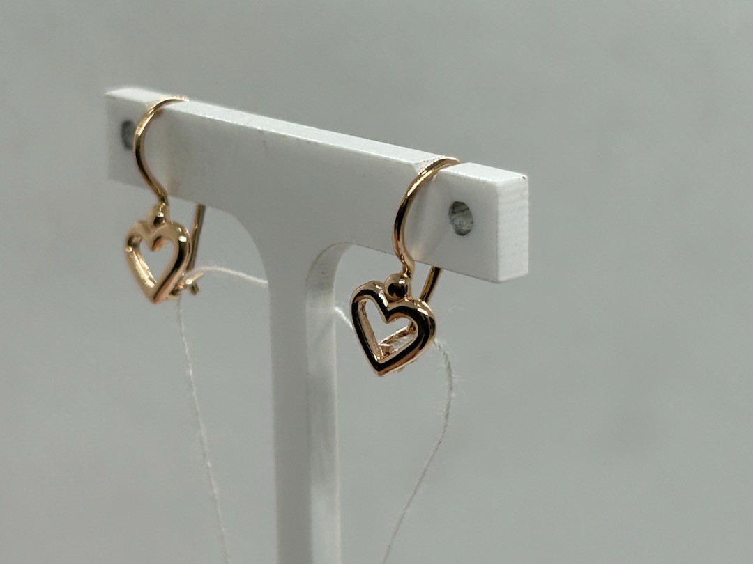 СЕРЬГИ БЕЗ КАМНЯ (Au 585)