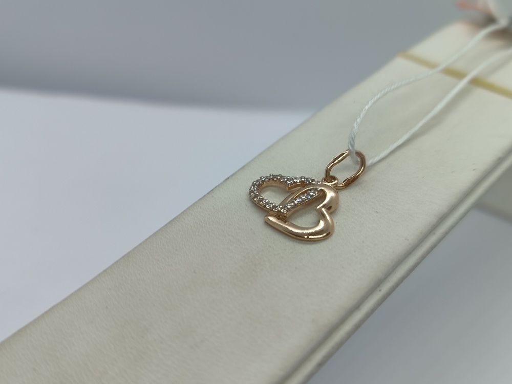 ПОДКМИ585 ПОДВЕСКА С КАМНЯМИ (Au 585)