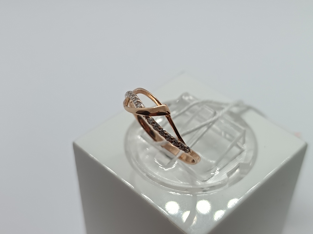 КОЛКМИ585 КОЛЬЦО С КАМНЯМИ (Au 585)