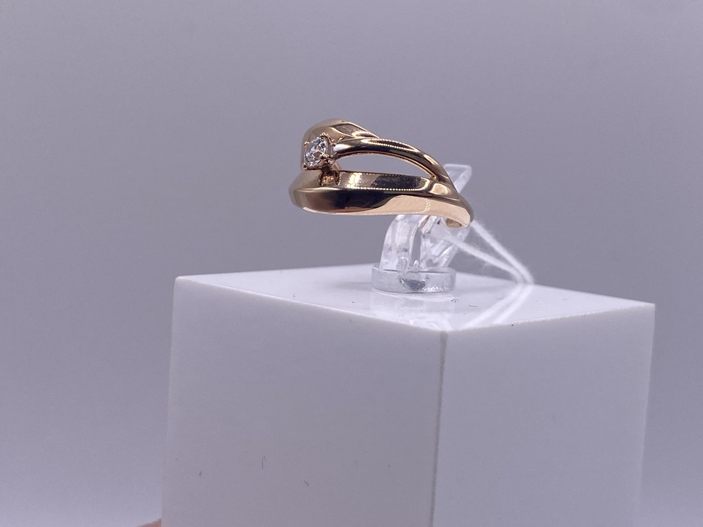 КОЛКМ585 КОЛЬЦО С КАМНЕМ (Au 585)