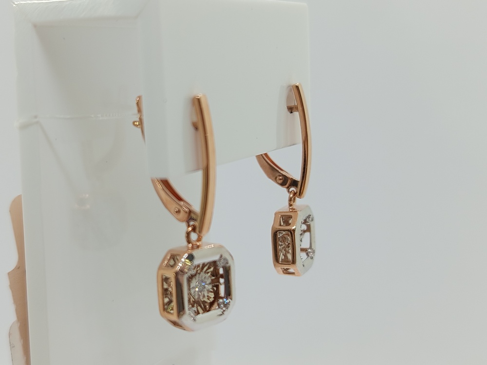 СЕРЬГИ БРИЛЛИАНТ (Au 585)