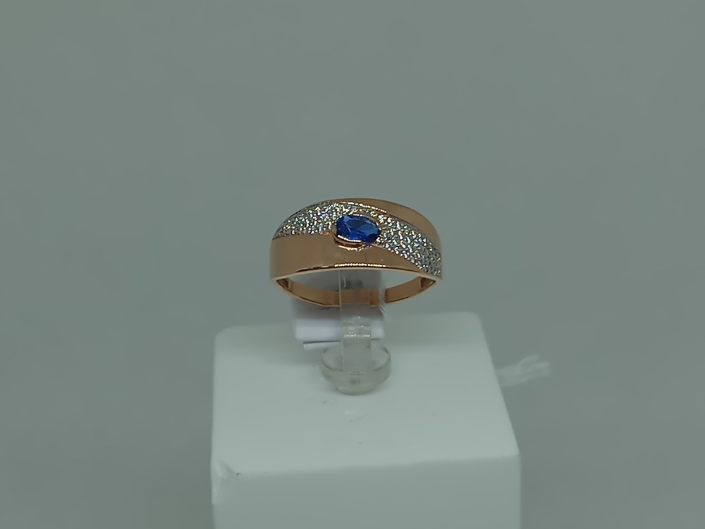 КОЛКМИ585 КОЛЬЦО С КАМНЯМИ (Au 585)