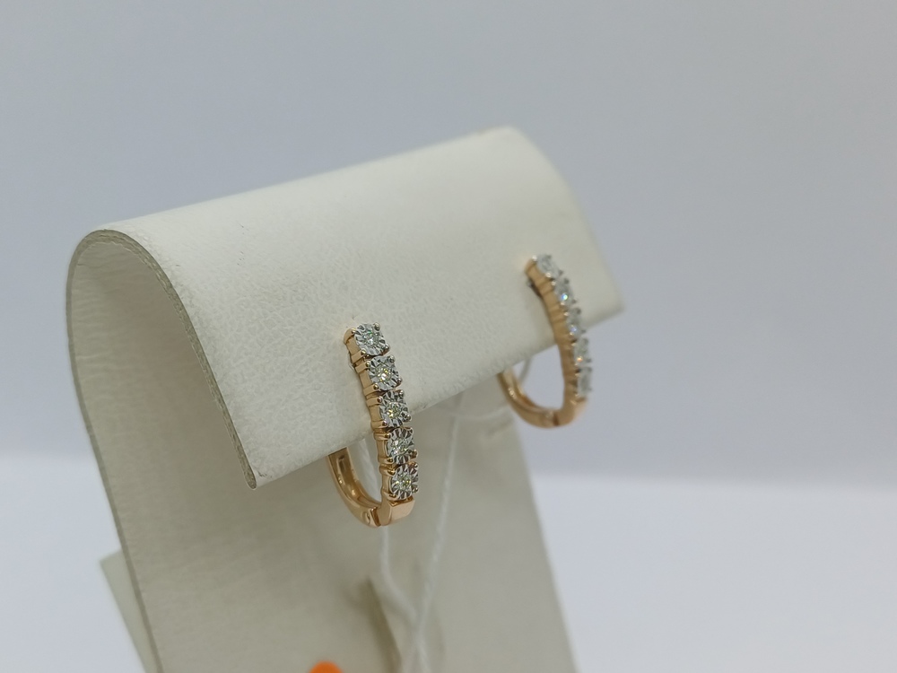 СЕРЬГИ БРИЛЛИАНТ (Au 585)