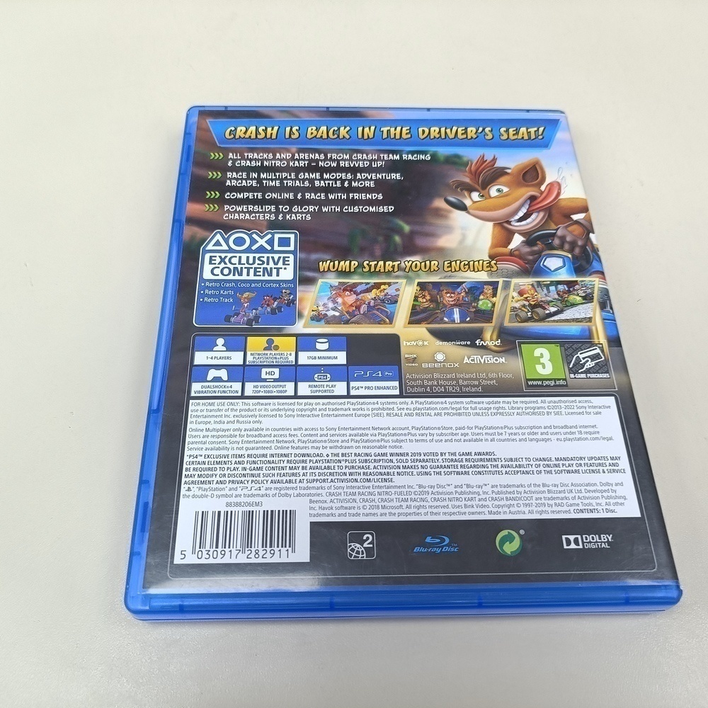 Игра Playstation 4 Crash Team Racing nitro-fueled