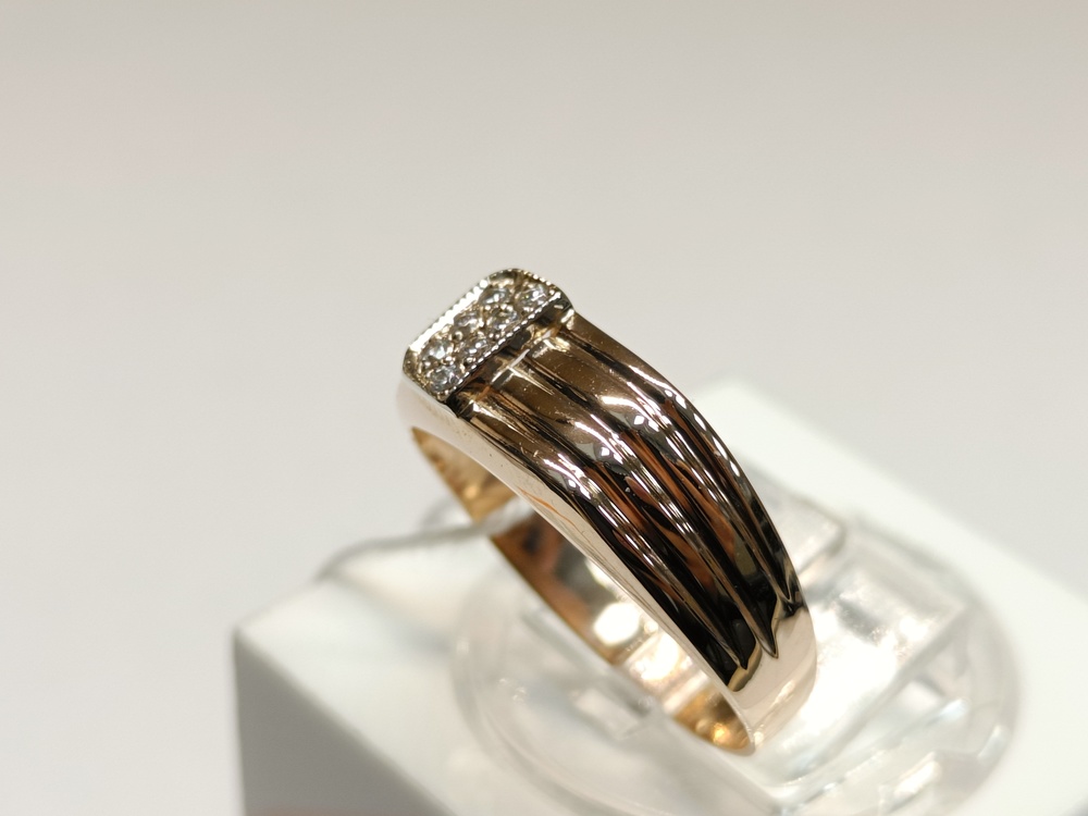 ПЕЧКМИ585 ПЕЧАТКА С КАМНЯМИ (Au 585)