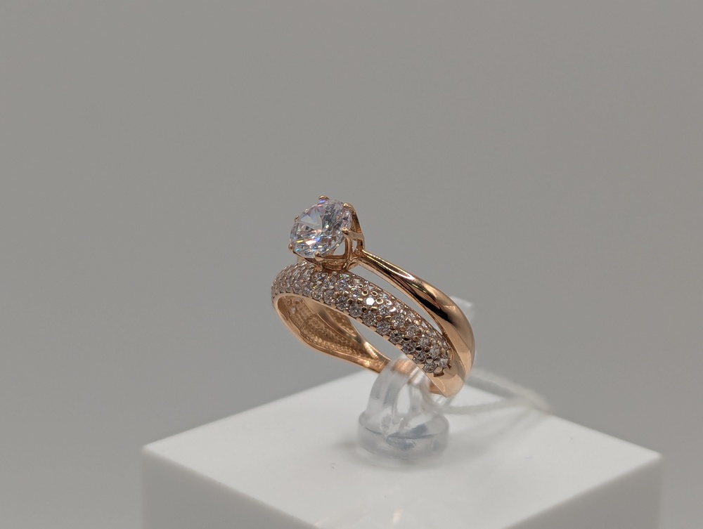 КОЛКМИ585 КОЛЬЦО С КАМНЯМИ (Au 585)