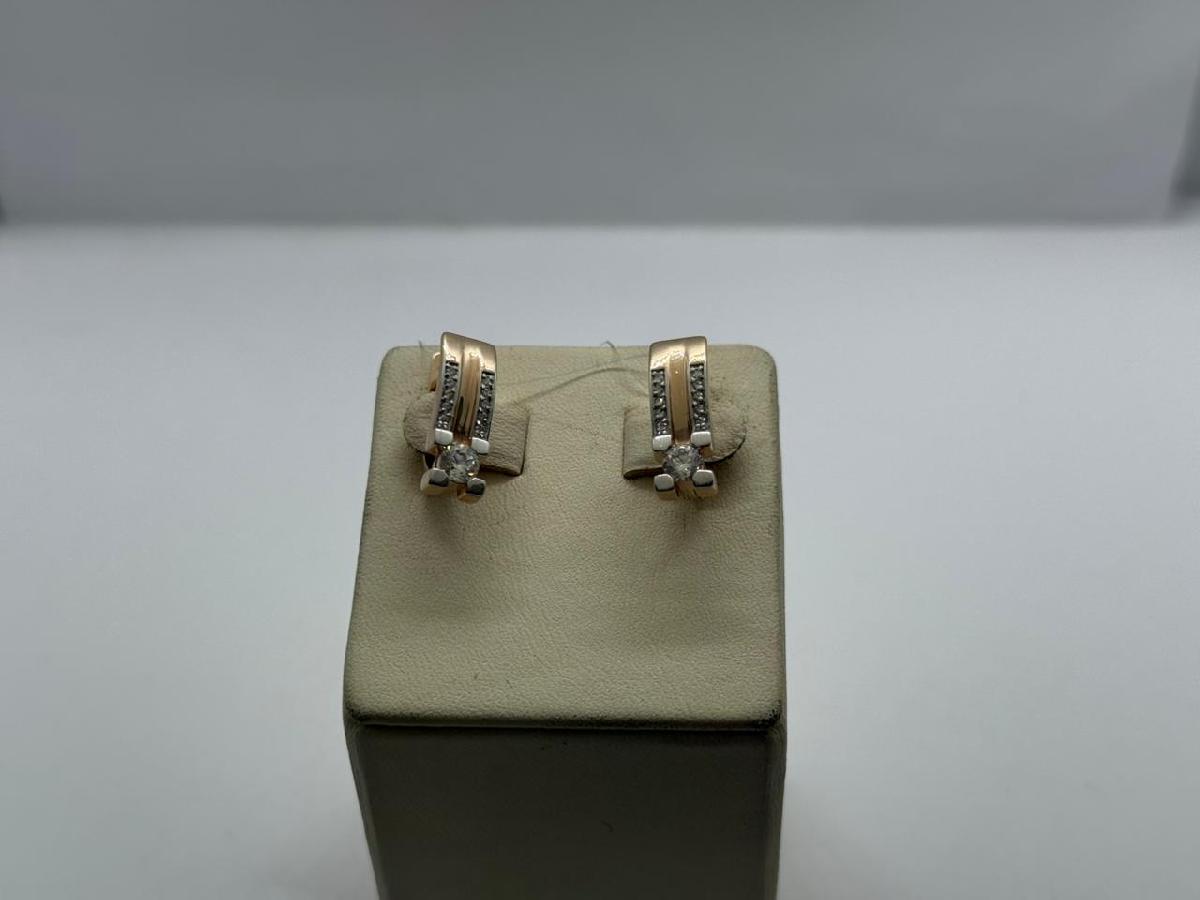 СЕРЬГИ С КАМНЯМИ (Au 585)