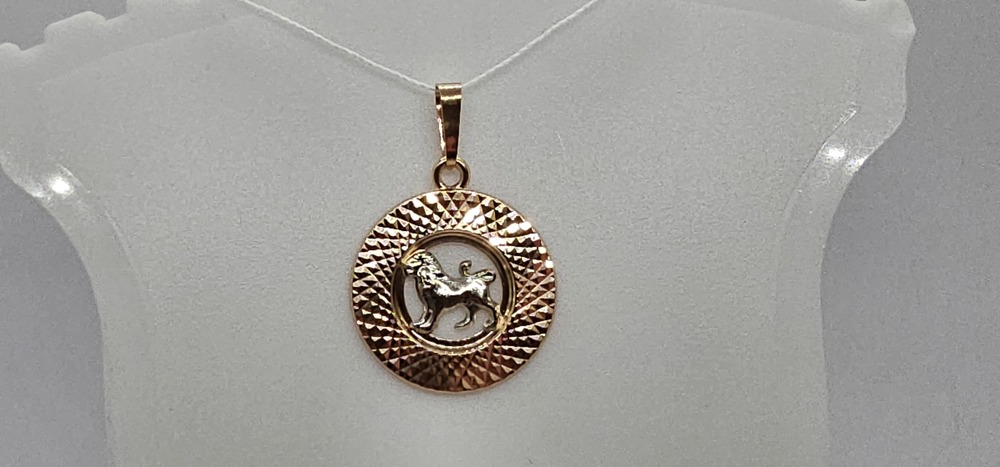 КрСПАлев ПОДВЕСКА ЗНАК ЗОДИАКА ЛЕВ (Au 585)