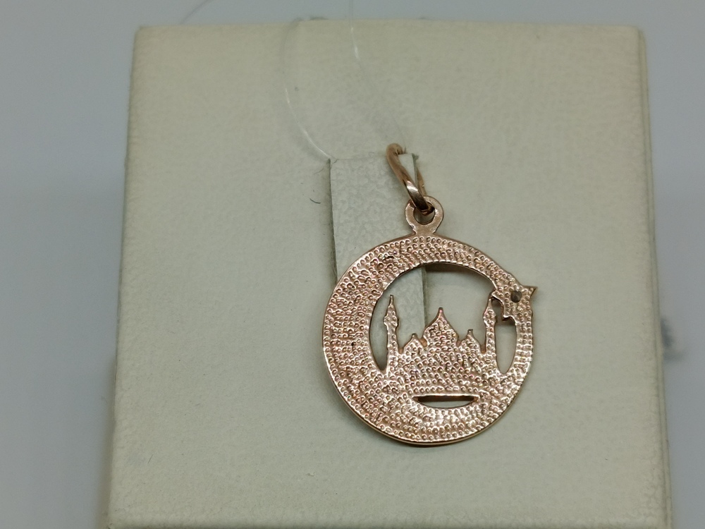 ПОДВЕСКА МЕЧЕТЬ с камнем (Au 585)