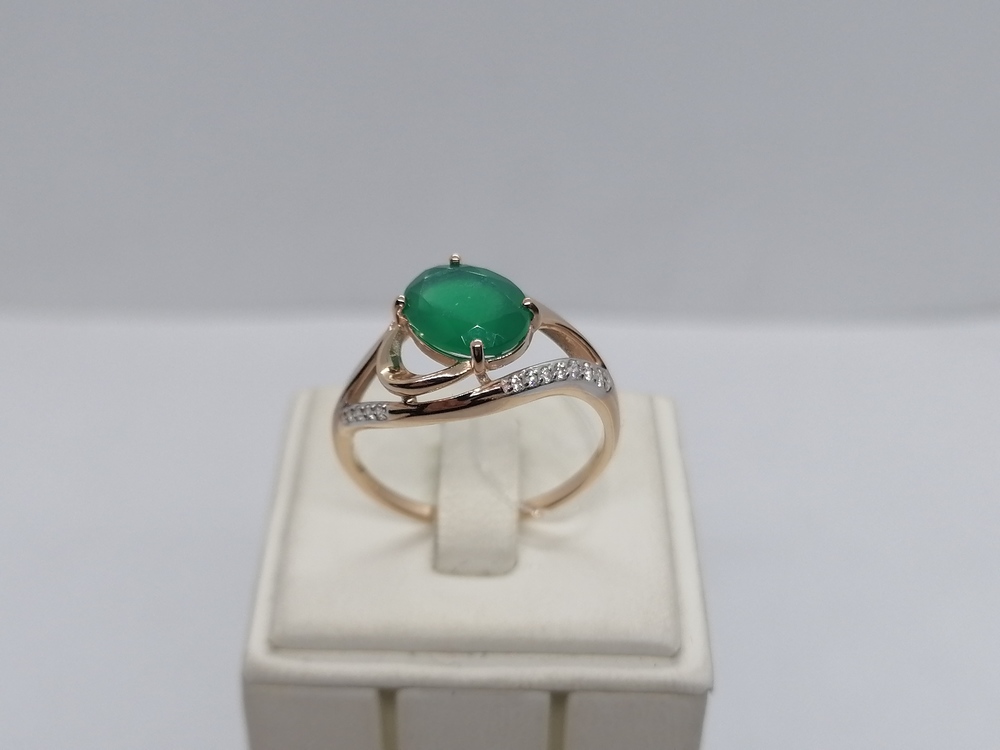 51-310-00924-3 КОЛЬЦО С КАМНЯМИ (Au 585)