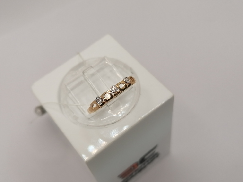 014431-1102 КОЛЬЦО С КАМНЯМИ (Au 585)