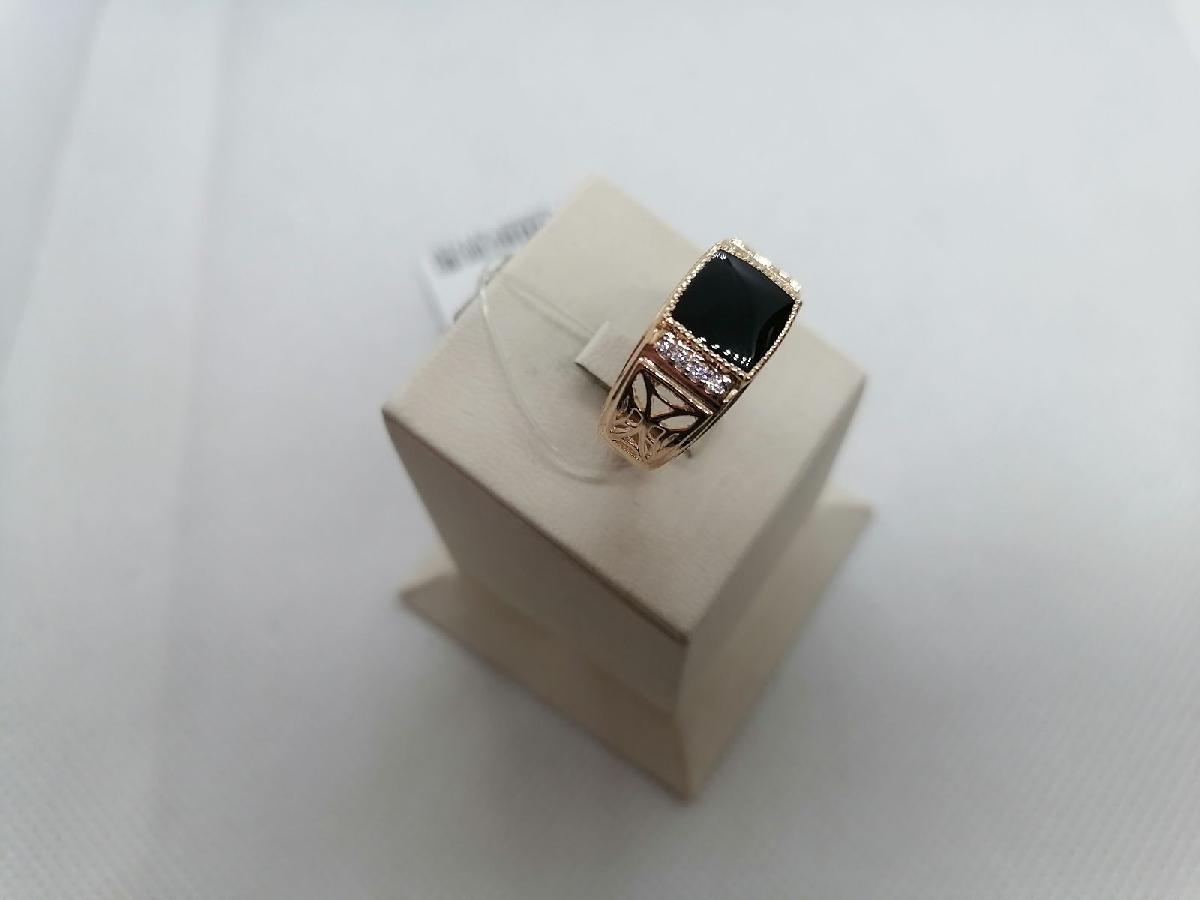 ПЕЧАТКА С КАМНЯМИ (Au 585)