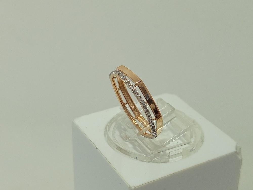 КОЛЬЦО С КАМНЯМИ (Au 585)