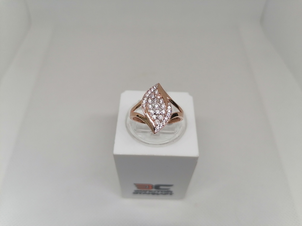 КОЛКМИ585 КОЛЬЦО С КАМНЯМИ (Au 585)