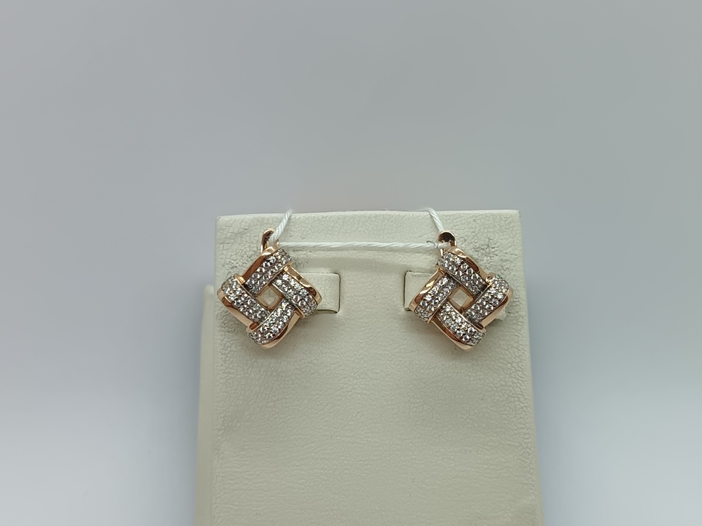 СЕРЬГИ С КАМНЯМИ (Au 375)