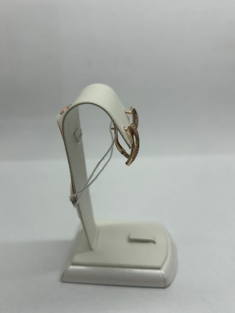 СКМИ585 СЕРЬГИ С КАМНЯМИ (Au 585)