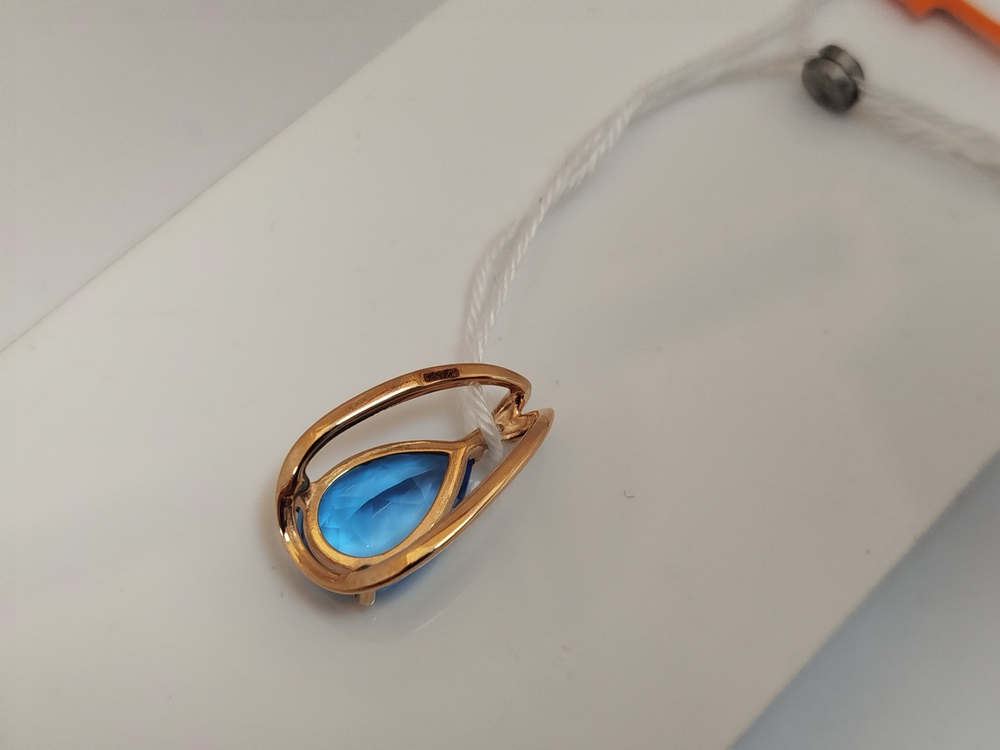 ПОДКМИ585 ПОДВЕСКА С КАМНЯМИ (Au 585)