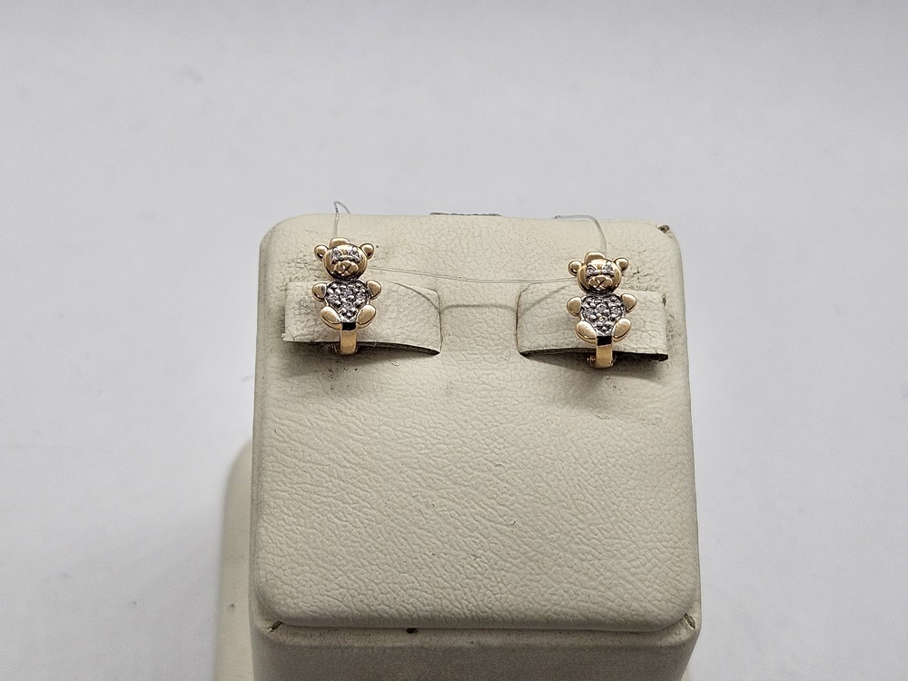 СЕРЬГИ С КАМНЯМИ (Au 585)