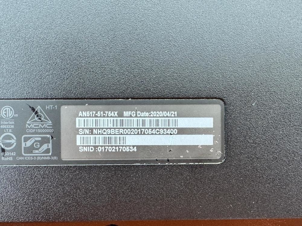 Ноутбук Acer; Core i7-9750H, GeForce RTX 2060, 16 Гб, 500 Гб, 1 Tb