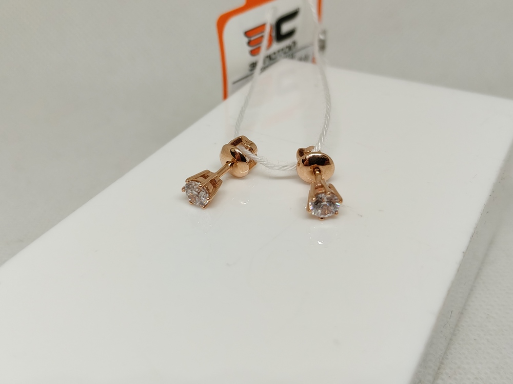 СЕРЬГИ ПУСЕТЫ (Au 585)