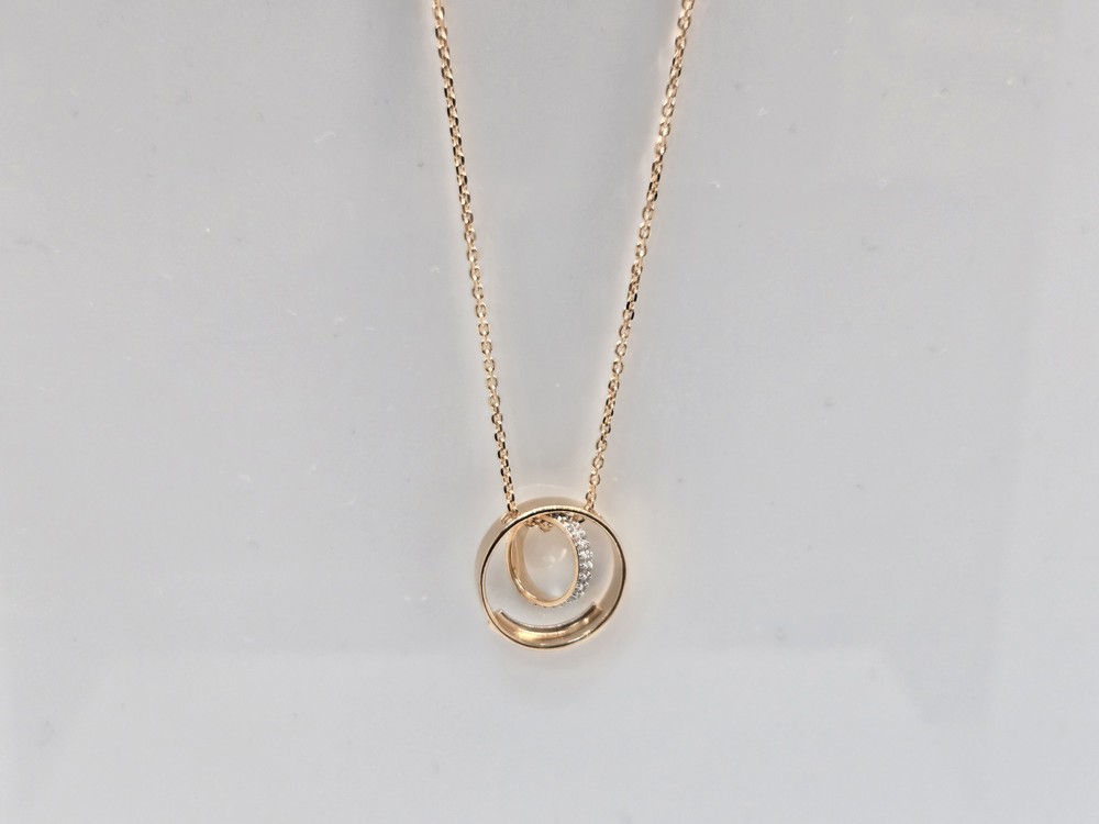 КОЛЬЕ С КАМНЯМИ Au 585