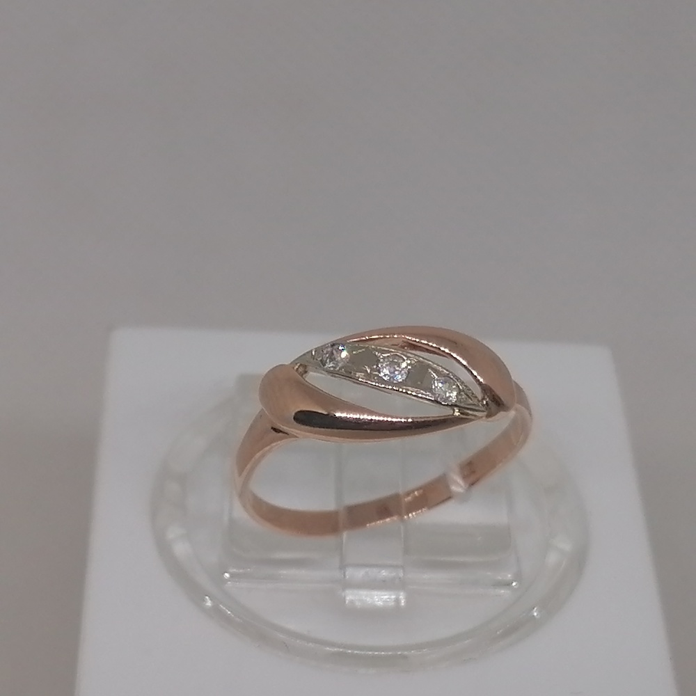 КОЛКМИ585 КОЛЬЦО С КАМНЯМИ (Au 585)